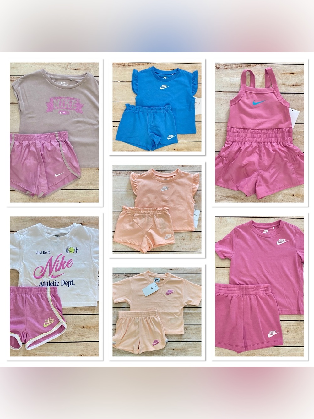 Nike Kids Matching Spring Summer Sets - Size 4T PICK 4 NWT Short Sets